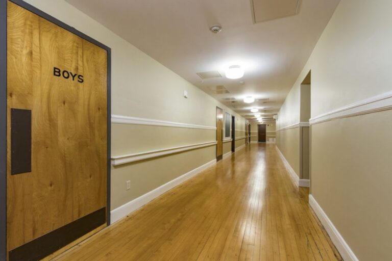 Interior Hallway with boys room on the left